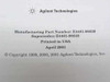 Copyright page showing Manufacturing Part Number E4401-90239 supersedes E4401-90222 printed April 2001