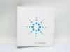 Agilent Technologies ESA Spectrum Analyzer Programmer's Guide white 3-ring binder front cover with Agilent starburst logo
