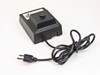 Bausch & Lomb 31-35-28 illuminator transformer – rear three-quarter view showing 4-pin output connector and power cord routing