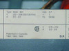 IBM 9335-B01 rating plate showing Type 9335-B01, 200-208/220/230/240V, 3.5-2.9A, 0.7 kVA, 50/60Hz, CSA certification, patented in Canada 1982/1983/1985