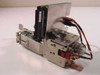 Guzik 2202 HD Amplifier Set – side profile view showing stepper motor, PCB, linear rail, and wiring harness
