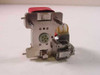 Guzik 304000 HLM sub-assembly – rear view showing circular multi-pin connector port and red head module mount