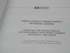 HP E3630A manual title page showing 'Operating and Service Manual for Instruments with Serial Numbers KR34200101 and Above'