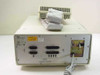 Intel III515 emulator rear panel showing parallel port connectors, power inlet, and wiring with accessories on top