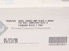 Intel 2400EX MNP Modem PCEM7424 — bottom label showing part number PCEM7424, manufacture date 05/23/90, and RS-232C compatibility note