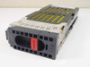 IBM 09L2271 SSA hard drive caddy front view showing red locking lever and drive bay opening