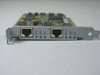Compaq 242560-001 Dual Port 10/100TX NIC – bracket end showing two RJ-45 ports with 100TX, Link, and ACT indicators