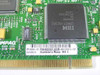 Compaq 242560-001 NIC PCB close-up showing IBM 27-82352 main controller chip and label with SP 242560-001, AS 006312-001, Rev E, Assembled in Mexico