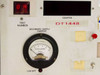 DT1448 front panel close-up showing Test Number LED display reading 04, Secondary Supply Current Simpson microammeter, Low Bat indicator, and red SEL button