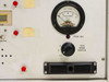 DT1448 panel detail showing Primary Supply Current Simpson microammeter, Peak Det indicator, 3-position Test Mode Switch, Reset button, and ventilation grille