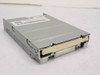 Dell 02020T TEAC FD-235HG 3.5-inch internal floppy drive – front and top view showing drive bay and eject slot, no bezel installed