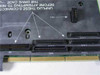 Compaq 304439-001 board edge showing SCSI slots labeled A-SCSI, C-SCSI, D-SCSI, MISC, and IDE connector along the card edge