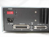 Local Data InterLynx 3287-NPP – close-up of rear AC input, power switch, Parallel port (J2), DCE/DTE switch, and RS-232 I/O port (J3)