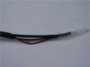 Heraeus FSI-232188-001 temperature sensor – close-up of cable end showing bare red and black wire leads with clear heat-shrink termination