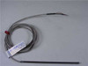 Heraeus FSI-232188-001 temperature sensor probe – full assembly with Heraeus label tag visible on cable, stainless steel probe tip extended