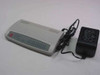 Encore ESH-708 8-Port Mini Hub XZ850519T front view with included AC adapter power supply