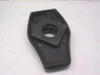 Talento T-IPP/2UD swivel base — top-down view showing two-piece swivel pivot plate and central mounting hole