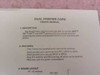 Magitronic A-B109 Dual Printer Card user's manual open to description and features page showing Centronics port and LPT/IRQ details