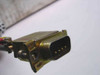 Harris TA-1023/G attached cable with military-style DB9 plug connector detail