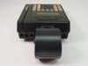 Hypercom T7P-T rear view showing thermal receipt printer paper roll bay and RJ-11 port connections