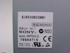 Sony MPF920-E label close-up showing model number, part number 70984715, 5V rating, E/EK3 revision, and Made in China markings