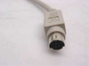 Mini-DIN 8-pin serial connector on the Global Village TelePort 56 A824 modem cable – Mac serial interface