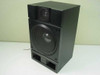 Sharp CP-950 bookshelf speaker front view showing 20cm woofer, 5cm tweeter, black cabinet, and front port