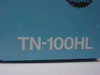 Close-up of Brother TN-100HL model number printed on the side of the retail box