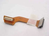 Toshiba Satellite P-100 flex adapter cable – reverse side view showing connectors and white tape reinforcement