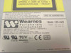 Wearnes Peripherals CDS-2420 rating label showing model number, FCC ID JUGCDS7724, power requirements +12V/+5V 1A each, UL, TÜV, CE certifications