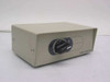 Unbranded 2-way DB25 manual AB data transfer switch — front panel view showing rotary selector knob with A/B positions and DATA SWITCH label