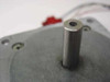 Top view of Czerweny 50C45A stepper motor showing output shaft detail with hollow bore