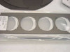 MEC Tech AMAT Hexode Tray MEC81304-100R in protective plastic packaging — four circular cutouts visible
