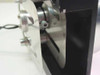 Ultratech Stepper electro magnet assembly – side profile view showing polished aluminum disc and mounting bracket with adjustment hardware