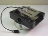 Ultratech Stepper electro magnet assembly – top angled view showing aluminum magnet housing, black anodized mounting base, and multi-pin connector cable