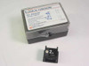 Abbott 1365-01 Na+ Sodium Electrode shown with original Abbott Clinical Chemistry box and electrode module, front view