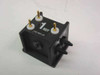 Abbott 1365-05 LN1365-05 Reference Electrode — front and left side view showing gold-pin contacts, white gaskets, and barbed fluid ports on black body