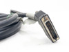 IBM 22F0152 cable — DB25 male connector end close-up showing 25-pin plug and angled hood