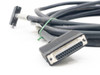 IBM 22F0152 cable — second DB25 female connector end with green wire tie and cable bundle detail