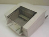 HP 33458A Envelope Feeder Kit for LaserJet IIID – top and front view showing open envelope tray and smoke-tinted lid