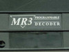 MR3 Programmable Decoder – close-up of product label reading MR3 Programmable Decoder