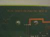 IVS Beam Focus Board PCB silkscreen close-up: P/N 0003-01206-00 REV B, UL 94V-0 flammability rating
