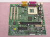 HP Cognac 20000731 mATX Motherboard – top-down view showing DIMM slots, IDE connectors, and PCI expansion slots