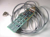 Accuvision 200 SECS II Receiver J1 Card 0001-0003-01 with Digital I/O Cable coiled — top angle view