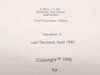 Interior title page of Keithley PCIP-AWFG manual showing Part Number 24836, Revision A, Last Revised April 1990