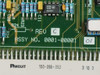 IVS Accuvision 200 SDB Board — close-up of PCB silkscreen showing REV C, ASSY NO. 0001-00001, LM393N IC, and Panduit 100-096-053 connector label