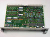 IVS Accuvision 200 SFB control board — angled top view showing reverse orientation with GAL ICs, oscillator, and card-edge connectors; copyright 1993 marking visible on board