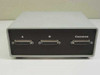 Inmac 1863 T-Switch – rear panel showing three DB25 25-pin female connectors labeled A, B, and Common