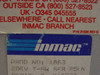 Inmac 1863 T-Switch label showing product number 1863, 2DEV T-SW SER 25LN, and part number 21026 Rev B
