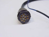 Ultratech Stepper cable jumper circular 9-pin gold-contact connector close-up view